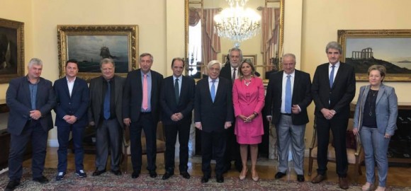 Τον Πρόεδρο της Δημοκρατίας επισκέφθηκαν ο Δήμαρχος Π. Κουτσάφτης και οι Αντιδήμαρχοι Ζαγοράς - Μουρεσίου